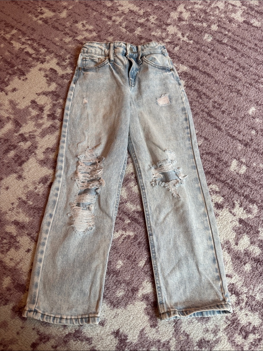 art class light blue distressed kids jeans
